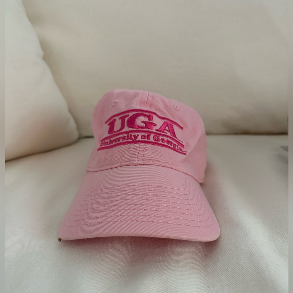Pink UGA hat university of Georgia